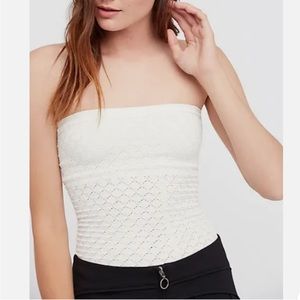 Free People White Tube Top